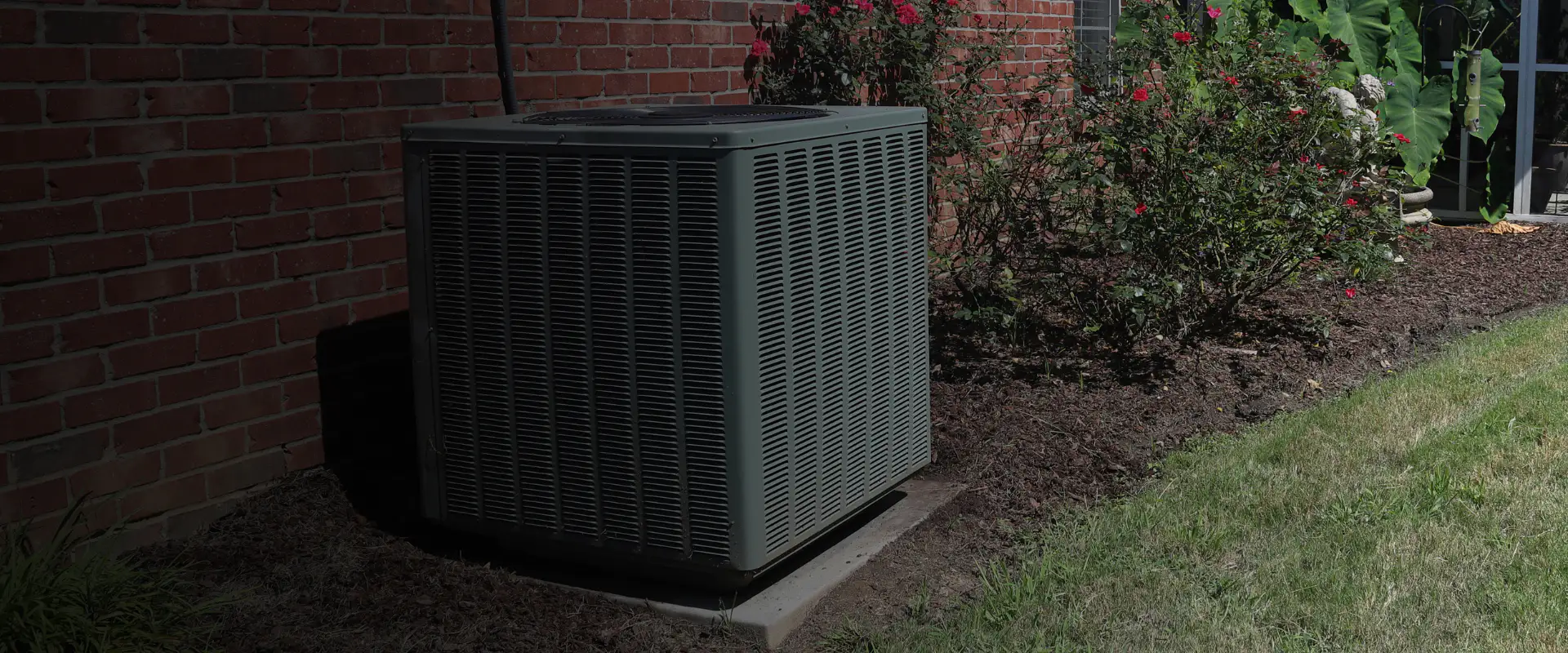 central ac unit outside a house acworth ga